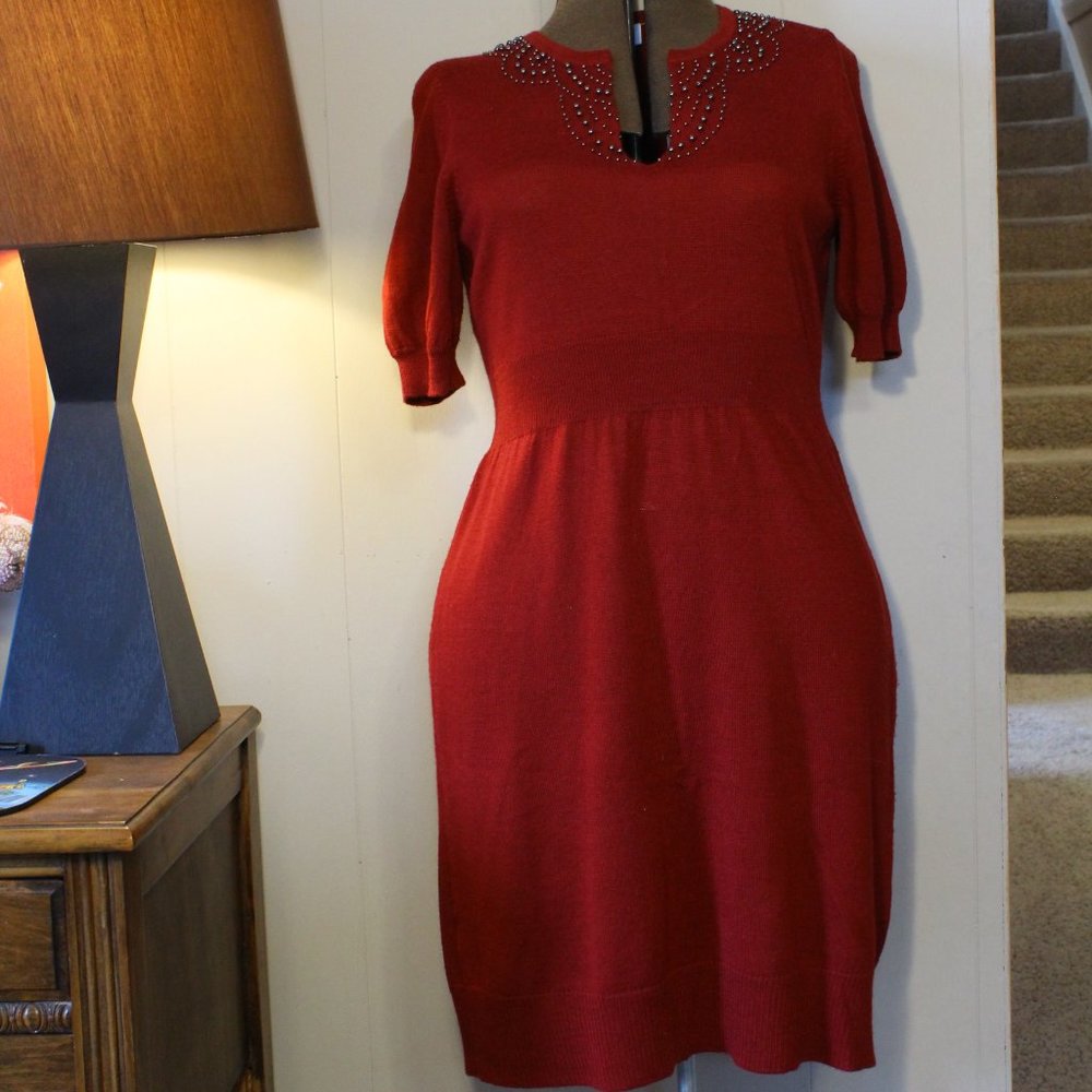 Short Sleeve Knit Dress